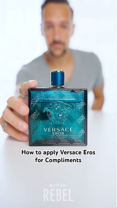 how to apply Versace Eros